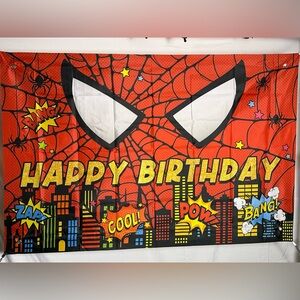 Spider Man Backdrop Banner 5x3 Ft.